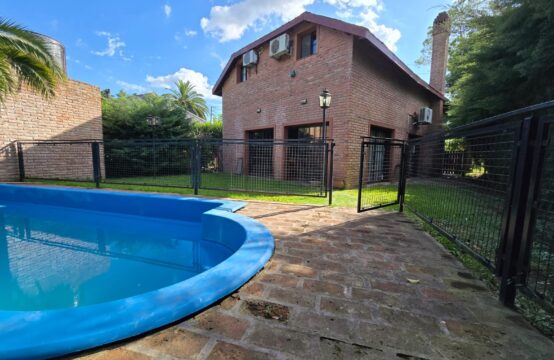ALQUILER CASA DE TRES DORMITORIOS COUNTRY CLUB BANCO PROVINCIA